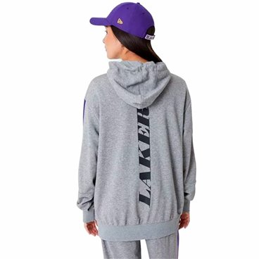 Tröja med huva Barn New Era LA Lakers NBA Colour Block Grå