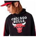 Tröja med huva Barn New Era NBA Colour Block Chicago Bulls Svart