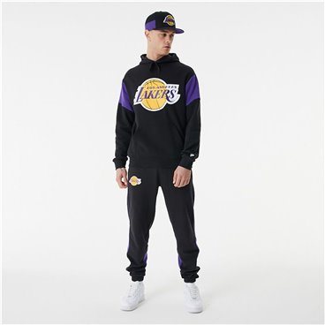 Tröja med huva Barn New Era NBA Colour Insert LA Lakers Svart