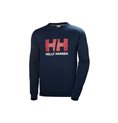 Helly Hansen 深蓝色男士 HH LOGO 无帽运动衫 34000 597