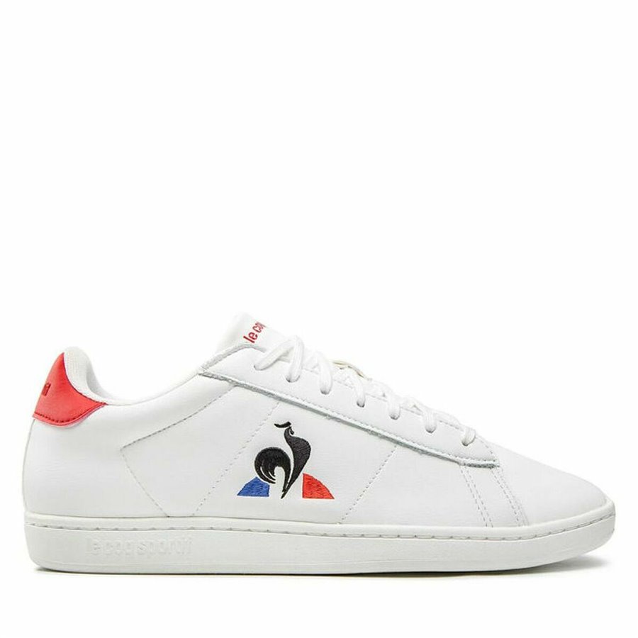 Sportskor Casual Herr Le coq sportif COURTSET Vit