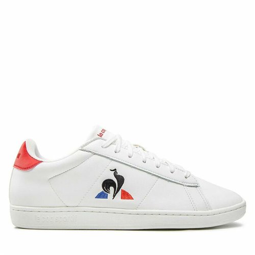 Sportskor Casual Herr Le coq sportif COURTSET Vit