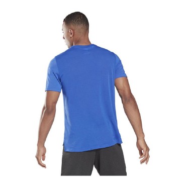 T-shirt med kortärm Herr Reebok Workout Ready Supremium Blå