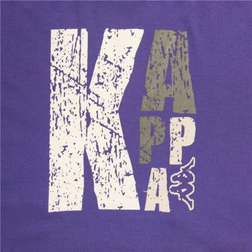 T-shirt med kortärm Herr Kappa Sportswear Logo Violett