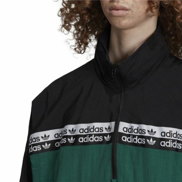 Träningsjacka Herr Adidas Originals R.Y.V. BLKD 2.0 Track Mörkgrön