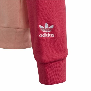 Träningsoverall barn Adidas Trefoil Korall