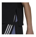 T-shirt med kortärm Dam Adidas Sportswear Colorblock Svart