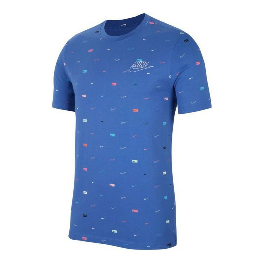 T-shirt med kortärm Herr Nike Sportswear Indigo