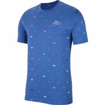 T-shirt med kortärm Herr Nike Sportswear Indigo