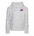 Träningsoverall barn Nike Printed Fleeced Vit