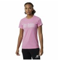 T-shirt med kortärm Dam New Balance Essentials Celebrate Rosa