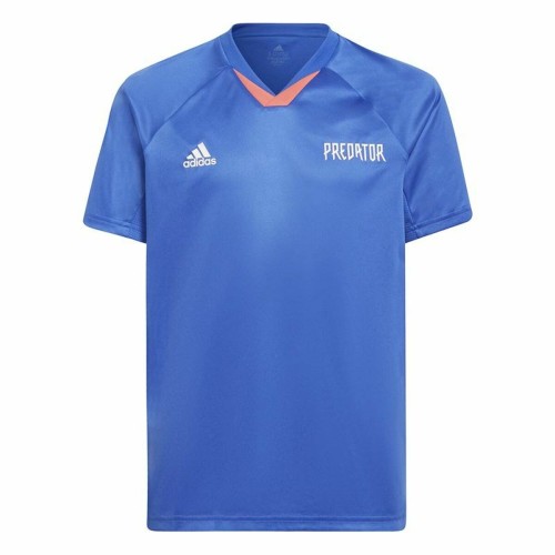 Barn T-shirt med kortärm Adidas Predator Blå