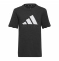 Barn T-shirt med kortärm Adidas Future Icons Svart