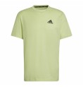 T-shirt med kortärm Herr Adidas Aeroready Designed 2 Move Grön