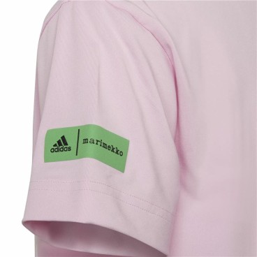 Barn T-shirt med kortärm Adidas x Marimekko Rosa