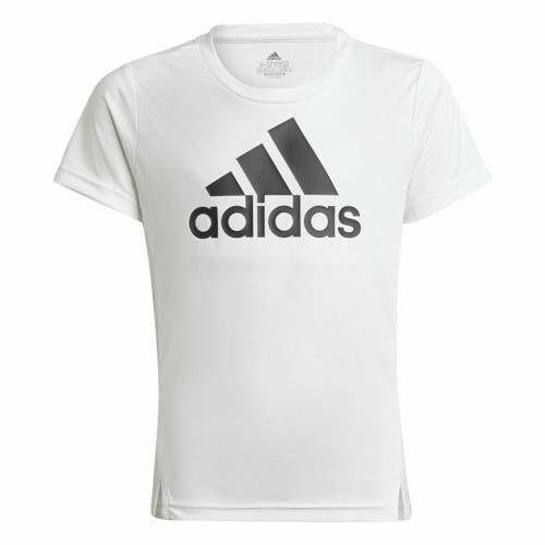 Barn T-shirt med kortärm Adidas Designed To Move Vit