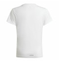 Barn T-shirt med kortärm Adidas Designed To Move Vit