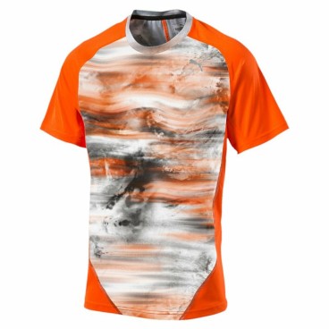 T-shirt med kortärm Herr Graphic Tee Shocking Puma  Graphic Tee Shocking Orange