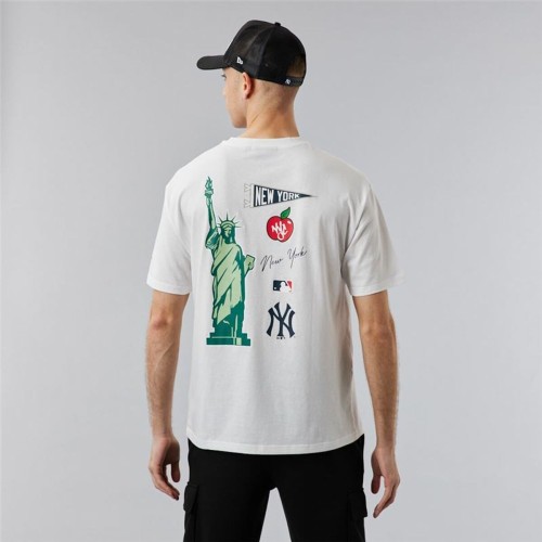 T-shirt med kortärm Herr New Era New York Yankees MLB City Graphic Oversized