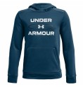 Tröja med huva Unisex Under Armour Fleece Graphic Blå