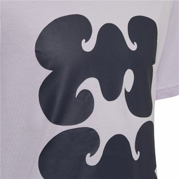 Barn T-shirt med kortärm Adidas Marimekko Graphic Plommon