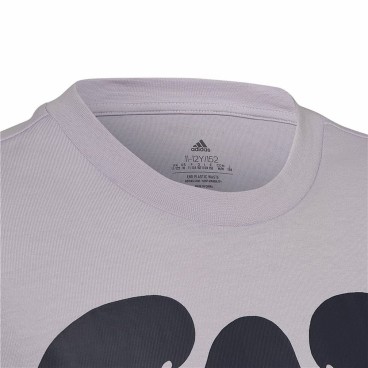 Barn T-shirt med kortärm Adidas Marimekko Graphic Plommon