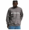 Tröja utan huva Herr Columbia Logo Fleece Crew Mörkgrå