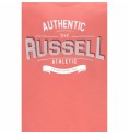 T-shirt med kortärm Herr Russell Athletic Amt A30081 Orange Korall