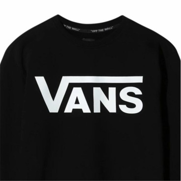 Tröja utan huva Herr Vans Classic Crew II Svart