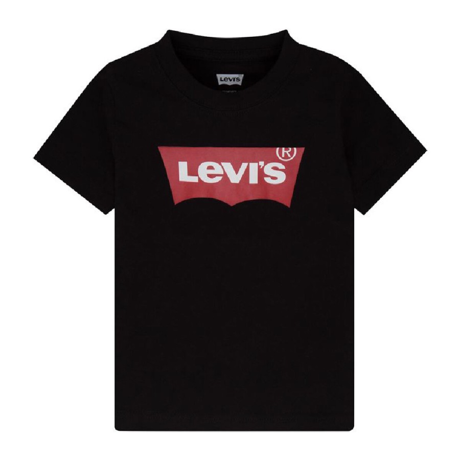 Barn T-shirt med kortärm Levi's Batwing Boy Dark Svart