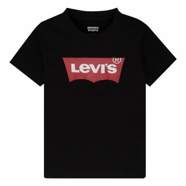 Barn T-shirt med kortärm Levi's Batwing Boy Dark Svart