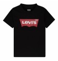 Barn T-shirt med kortärm Levi's Batwing Boy Dark Svart