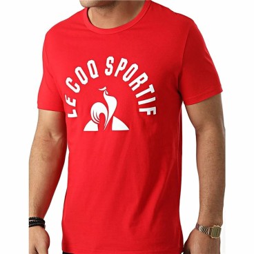 T-shirt med kortärm Herr Le coq sportif Bat Nº2 Röd Män