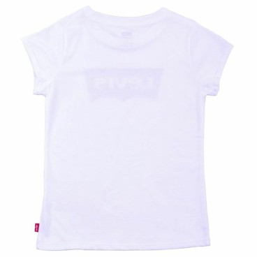 Barn T-shirt med kortärm Levi's Batwing B Vit