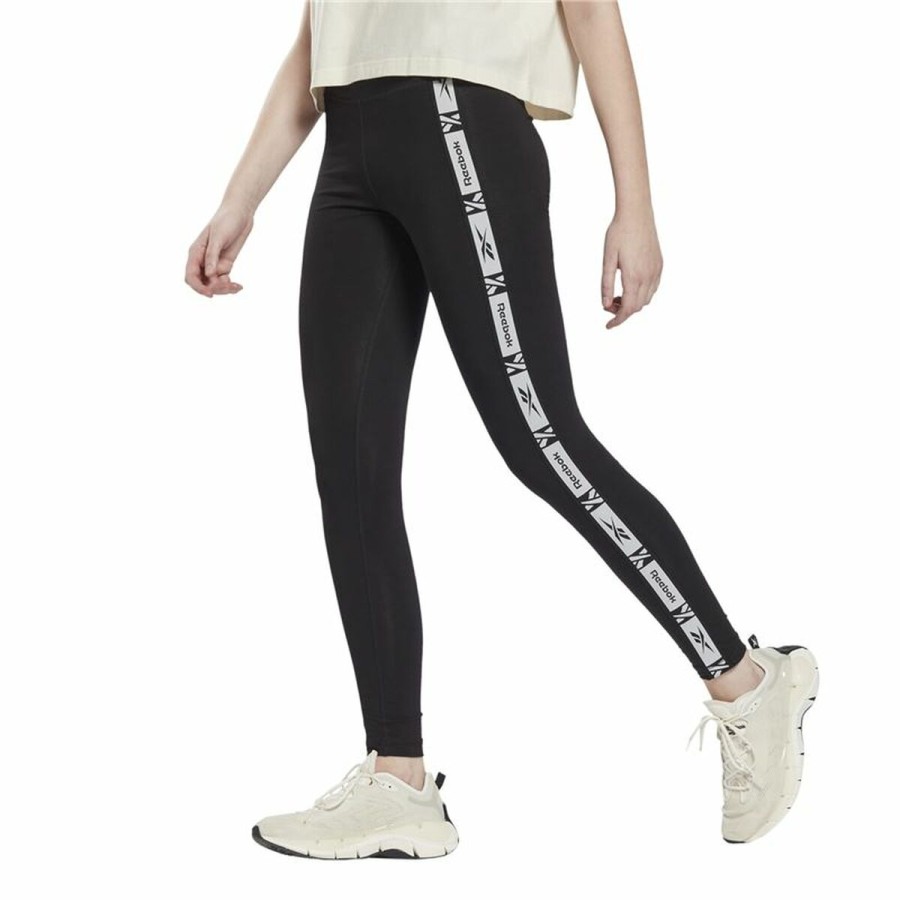 Sport-leggings, Dam Reebok TE Tape Svart