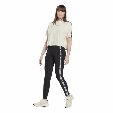 Sport-leggings, Dam Reebok TE Tape Svart