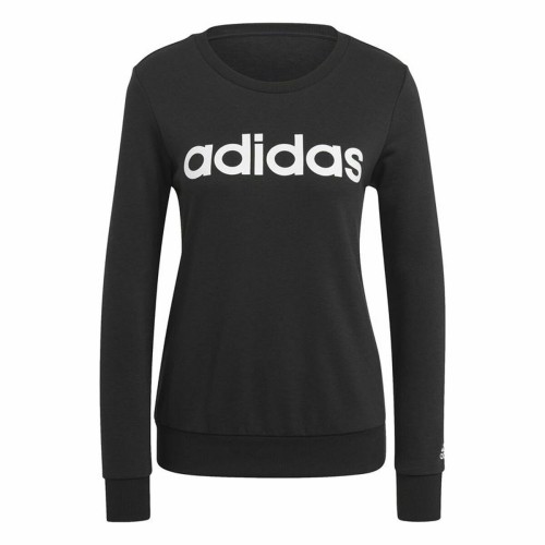 Tröja utan huva Dam Adidas Essentials Logo Svart