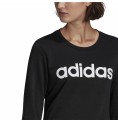 Tröja utan huva Dam Adidas Essentials Logo Svart