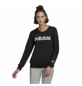 Tröja utan huva Dam Adidas Essentials Logo Svart