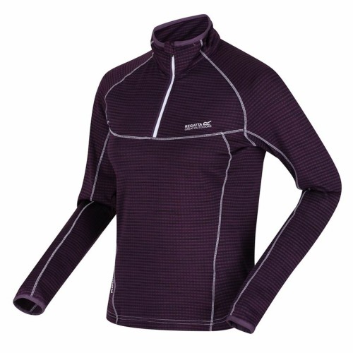 Långärmad t-shirt Dam Regatta Yonder Half-Zip Violett