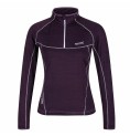 Långärmad t-shirt Dam Regatta Yonder Half-Zip Violett