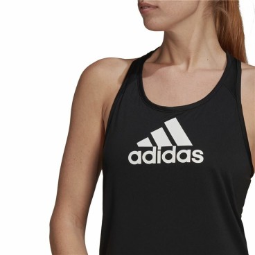 Tanktop, Dam Adidas Aeroready D2M Svart