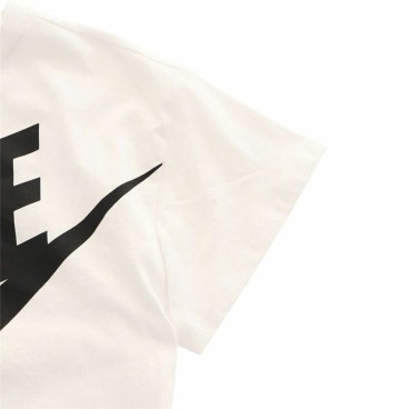 Barn T-shirt med kortärm Nike Icon Futura Vit