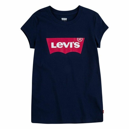 Barn T-shirt med kortärm Levi's Batwing Mörkblå