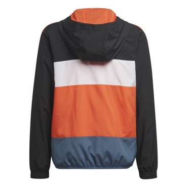 Sportjacka, Barn Adidas Colorblock Svart