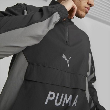 Träningsjacka Herr Puma Fit Woven Svart