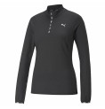 T-shirt med lång ärm Dam Puma Strong 1/4 Zip Svart