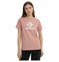 T-shirt med kortärm Dam Converse Seasonal Star Chevron Rosa