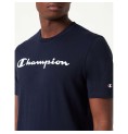 T-shirt med kortärm Herr Champion Crewneck Blå