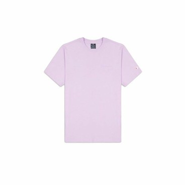 T-shirt med kortärm Herr Champion Crewneck Lila